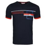 BK Trendy Sıfır Yaka T-Shirt Lacivert