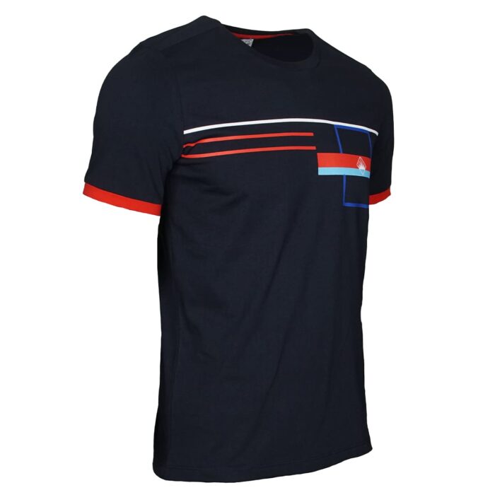 BK Trendy Sıfır Yaka T-Shirt Lacivert - Görsel 2